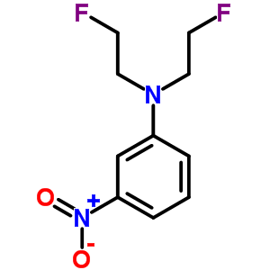 Benzenamine,n,n-bis(2-fluoroethyl)-3-nitro-Structure,13452-70-5Structure Benzenamine,n,n-bis(2-fluoroethyl)-3-nitro- Structure,13452-70-5Structure