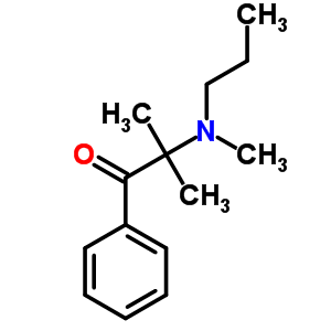 2-Methyl-2-(methyl-propyl-amino)-1-phenyl-propan-1-oneStructure,13605-54-4Structure 2-Methyl-2-(methyl-propyl-amino)-1-phenyl-propan-1-one Structure,13605-54-4Structure