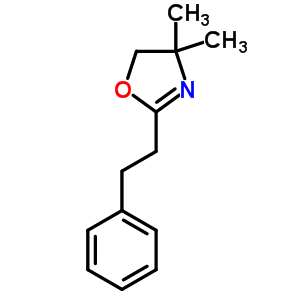 Oxazole,4,5-dihydro-4,4-dimethyl-2-(2-phenylethyl)-Structure,13608-28-1Structure Oxazole,4,5-dihydro-4,4-dimethyl-2-(2-phenylethyl)- Structure,13608-28-1Structure