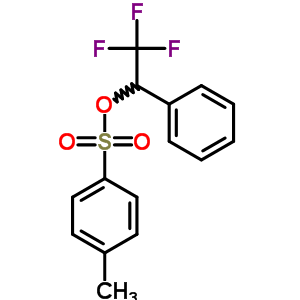 苯甲醇, a-(三氟甲基)-1-(4-甲基苯磺酸鹽)結(jié)構(gòu)式_13652-13-6結(jié)構(gòu)式
