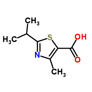 2-Isopropyl-4-methyl-1,3-thiazole-5-carboxylic acidStructure,137267-29-9Structure 2-Isopropyl-4-methyl-1,3-thiazole-5-carboxylic acid Structure,137267-29-9Structure