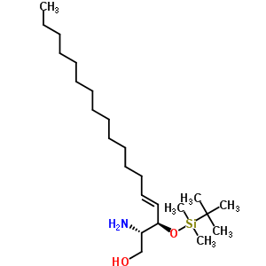 3-O-(tert-butyldimethylsilyloxy)-erythro-sphingosineStructure,137905-29-4Structure 3-O-(tert-butyldimethylsilyloxy)-erythro-sphingosine Structure,137905-29-4Structure
