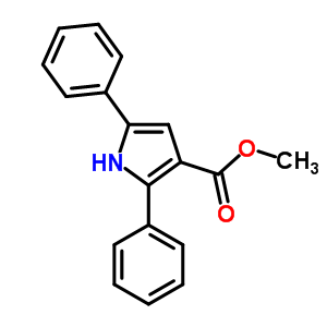 1H-pyrrole-3-carboxylicacid, 2,5-diphenyl-, methyl esterStructure,13901-74-1Structure 1H-pyrrole-3-carboxylicacid, 2,5-diphenyl-, methyl ester Structure,13901-74-1Structure