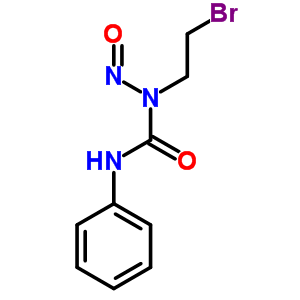 1-(2-溴乙基)-1-亞硝基-3-苯基-脲結構式_13907-73-8結構式