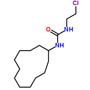 Urea, 1-(2-chloroethyl)-3-cyclododecyl-Structure,13908-29-7Structure Urea, 1-(2-chloroethyl)-3-cyclododecyl- Structure,13908-29-7Structure