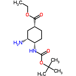 (1R,3r,4s)-3-amino-4-(boc-amino)cyclohexane-carboxylic acid ethyl esterStructure,1392745-41-3Structure (1R,3r,4s)-3-amino-4-(boc-amino)cyclohexane-carboxylic acid ethyl ester Structure,1392745-41-3Structure