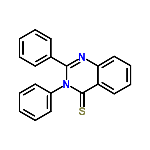 2,3-Diphenylquinazoline-4-thioneStructure,13961-48-3Structure 2,3-Diphenylquinazoline-4-thione Structure,13961-48-3Structure
