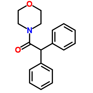 Ethanone,1-(4-morpholinyl)-2,2-diphenyl-Structure,14135-68-3Structure Ethanone,1-(4-morpholinyl)-2,2-diphenyl- Structure,14135-68-3Structure