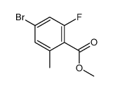Methyl 4-bromo-2-fluoro-6-methylbenzoateStructure,1427409-40-2Structure Methyl 4-bromo-2-fluoro-6-methylbenzoate Structure,1427409-40-2Structure