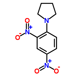 1-(2,4-Dinitrophenyl)pyrrolidineStructure,14552-00-2Structure 1-(2,4-Dinitrophenyl)pyrrolidine Structure,14552-00-2Structure