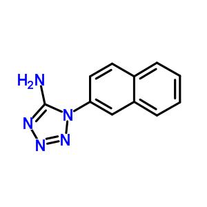 1H-tetrazol-5-amine,1-(2-naphthalenyl)-Structure,14832-57-6Structure 1H-tetrazol-5-amine,1-(2-naphthalenyl)- Structure,14832-57-6Structure