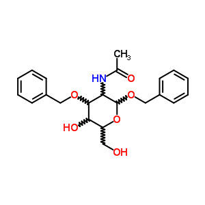 1,3-O-dibenzyl-n-acetyl-β-d-glucosamineStructure,14855-31-3Structure 1,3-O-dibenzyl-n-acetyl-β-d-glucosamine Structure,14855-31-3Structure