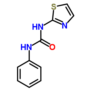 Urea,n-phenyl-n-2-thiazolyl-Structure,14954-35-9Structure Urea,n-phenyl-n-2-thiazolyl- Structure,14954-35-9Structure