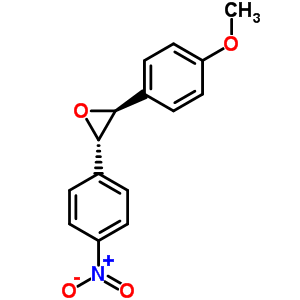 Oxirane, 2-(4-methoxyphenyl)-3-(4-nitrophenyl)-, (2r,3r)-rel-Structure,14985-27-4Structure Oxirane, 2-(4-methoxyphenyl)-3-(4-nitrophenyl)-, (2r,3r)-rel- Structure,14985-27-4Structure