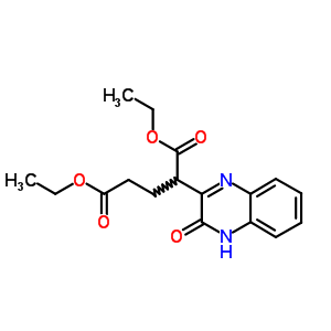 Pentanedioic acid,2-(3,4-dihydro-3-oxo-2-quinoxalinyl)-, 1,5-diethyl esterStructure,1501-73-1Structure Pentanedioic acid,2-(3,4-dihydro-3-oxo-2-quinoxalinyl)-, 1,5-diethyl ester Structure,1501-73-1Structure