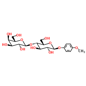 4-甲氧基苯基4-O-beta-D-吡喃半乳糖基-beta-D-吡喃葡萄糖苷結(jié)構(gòu)式_150412-80-9結(jié)構(gòu)式