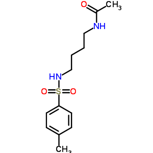 N-[4-[[(4-甲基苯基)磺?；鵠氨基]丁基]-乙酰胺結(jié)構(gòu)式_15440-82-1結(jié)構(gòu)式