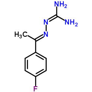 肼羧酰胺,2-[1-(4-氟苯基)亞乙基]鹽酸鹽 (1:1)結構式_1549-59-3結構式