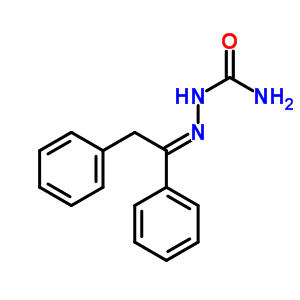 (1,2-Diphenylethylideneamino)ureaStructure,1567-38-0Structure (1,2-Diphenylethylideneamino)urea Structure,1567-38-0Structure