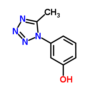 3-(5-Methyl-1h-tetrazol-1-yl)phenolStructure,157124-40-8Structure 3-(5-Methyl-1h-tetrazol-1-yl)phenol Structure,157124-40-8Structure