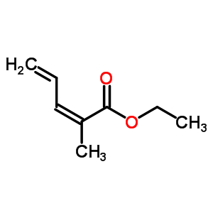 2,4-Pentadienoic acid,2-methyl-, ethyl esterStructure,1572-72-1Structure 2,4-Pentadienoic acid,2-methyl-, ethyl ester Structure,1572-72-1Structure