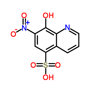8-Hydroxy-7-nitro-quinoline-5-sulfonic acidStructure,15851-63-5Structure 8-Hydroxy-7-nitro-quinoline-5-sulfonic acid Structure,15851-63-5Structure