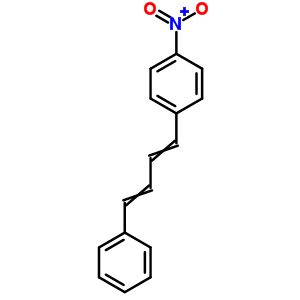 1-硝基-4-(4-苯基-1,3-丁二烯-1-基)-苯結(jié)構(gòu)式_15866-67-8結(jié)構(gòu)式