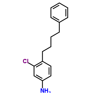 Benzenamine,3-chloro-4-(4-phenylbutyl)-, hydrochloride (1:1)Structure,15866-75-8Structure Benzenamine,3-chloro-4-(4-phenylbutyl)-, hydrochloride (1:1) Structure,15866-75-8Structure