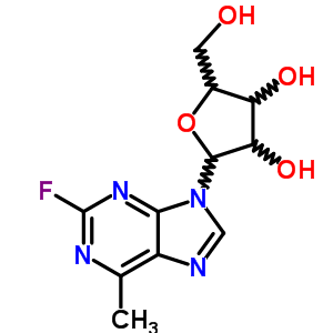 9H-purine,2-fluoro-6-methyl-9-b-d-ribofuranosyl-Structure,16032-21-6Structure 9H-purine,2-fluoro-6-methyl-9-b-d-ribofuranosyl- Structure,16032-21-6Structure