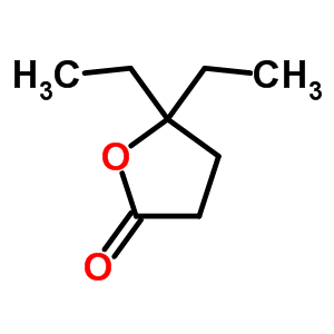 2(3H)-furanone,5,5-diethyldihydro-Structure,1608-93-1Structure 2(3H)-furanone,5,5-diethyldihydro- Structure,1608-93-1Structure