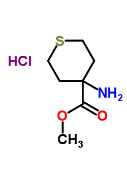4-Aminotetrahydrothiopyran-4-carboxylic acid methyl ester hclStructure,161315-14-6Structure 4-Aminotetrahydrothiopyran-4-carboxylic acid methyl ester hcl Structure,161315-14-6Structure