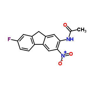 Acetamide,n-(7-fluoro-3-nitro-9h-fluoren-2-yl)-Structure,16233-03-7Structure Acetamide,n-(7-fluoro-3-nitro-9h-fluoren-2-yl)- Structure,16233-03-7Structure