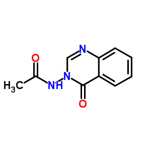 Acetamide,n-(4-oxo-3(4h)-quinazolinyl)-Structure,16347-87-8Structure Acetamide,n-(4-oxo-3(4h)-quinazolinyl)- Structure,16347-87-8Structure