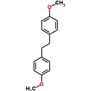 Benzene,1,1-(1,2-ethanediyl)bis[4-methoxy-Structure,1657-55-2Structure Benzene,1,1-(1,2-ethanediyl)bis[4-methoxy- Structure,1657-55-2Structure