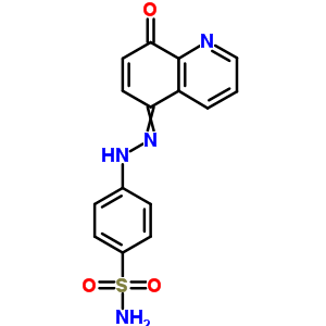 4-[2-(8-羥基-5-喹啉)二氮雜烯]-苯磺酰胺結(jié)構(gòu)式_16588-39-9結(jié)構(gòu)式