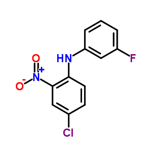 Benzenamine,4-chloro-n-(3-fluorophenyl)-2-nitro-Structure,16611-20-4Structure Benzenamine,4-chloro-n-(3-fluorophenyl)-2-nitro- Structure,16611-20-4Structure
