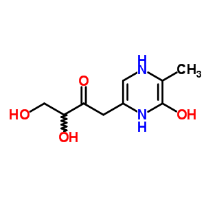 2-Butanone,1-(1,4-dihydro-6-hydroxy-5-methyl-2-pyrazinyl)-3,4-dihydroxy-Structure,16745-06-5Structure 2-Butanone,1-(1,4-dihydro-6-hydroxy-5-methyl-2-pyrazinyl)-3,4-dihydroxy- Structure,16745-06-5Structure