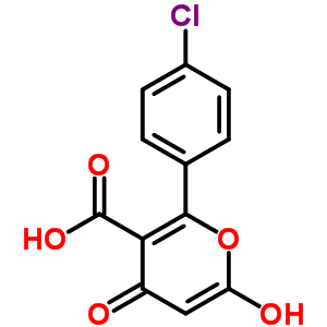 2H-pyran-5-carboxylicacid, 6-(4-chlorophenyl)-4-hydroxy-2-oxo-Structure,16801-01-7Structure 2H-pyran-5-carboxylicacid, 6-(4-chlorophenyl)-4-hydroxy-2-oxo- Structure,16801-01-7Structure