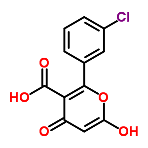 2H-pyran-5-carboxylicacid, 6-(3-chlorophenyl)-4-hydroxy-2-oxo-Structure,16801-04-0Structure 2H-pyran-5-carboxylicacid, 6-(3-chlorophenyl)-4-hydroxy-2-oxo- Structure,16801-04-0Structure