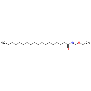 Octadecanamide,n-(ethoxymethyl)-Structure,17419-62-4Structure Octadecanamide,n-(ethoxymethyl)- Structure,17419-62-4Structure