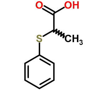 2-(苯基硫代)-丙酸結(jié)構(gòu)式_17431-94-6結(jié)構(gòu)式