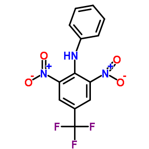Benzenamine,2,6-dinitro-n-phenyl-4-(trifluoromethyl)-Structure,17474-05-4Structure Benzenamine,2,6-dinitro-n-phenyl-4-(trifluoromethyl)- Structure,17474-05-4Structure