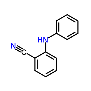 2-(苯基氨基)-苯甲腈結(jié)構(gòu)式_17583-00-5結(jié)構(gòu)式