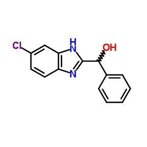 (5-Chloro-3h-benzoimidazol-2-yl)-phenyl-methanolStructure,17753-02-5Structure (5-Chloro-3h-benzoimidazol-2-yl)-phenyl-methanol Structure,17753-02-5Structure