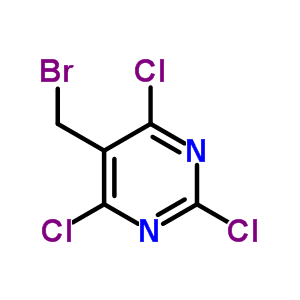 5-(Bromomethyl)-2,4,6-trichloro-pyrimidine Structure,1780-37-6Structure