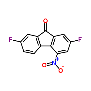 2,7-Difluoro-4-nitro-fluoren-9-oneStructure,1785-28-0Structure 2,7-Difluoro-4-nitro-fluoren-9-one Structure,1785-28-0Structure