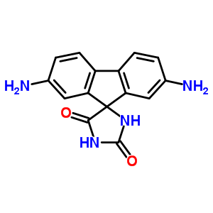 Spiro(9h-fluorene-9,4-imidazolidine)-2,5-dione, 2,7-diamino-Structure,17917-57-6Structure Spiro(9h-fluorene-9,4-imidazolidine)-2,5-dione, 2,7-diamino- Structure,17917-57-6Structure