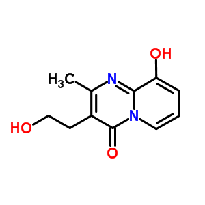 9-羥基-3-(2-羥基乙基)-2-甲基-4H-吡啶并[1,2-a]嘧啶-4-酮結(jié)構(gòu)式_181525-38-2結(jié)構(gòu)式