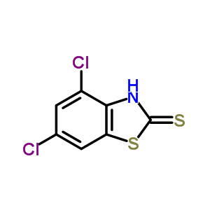 4,6-Dichloro-3h-benzothiazole-2-thioneStructure,1849-72-5Structure 4,6-Dichloro-3h-benzothiazole-2-thione Structure,1849-72-5Structure
