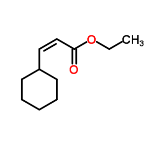 (Z)-3-環(huán)己基-2-丙酸乙酯結構式_18521-02-3結構式